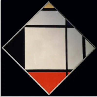 Produktbild von ARTland Glasbild Rhombus II. Größe: 30x30 cm