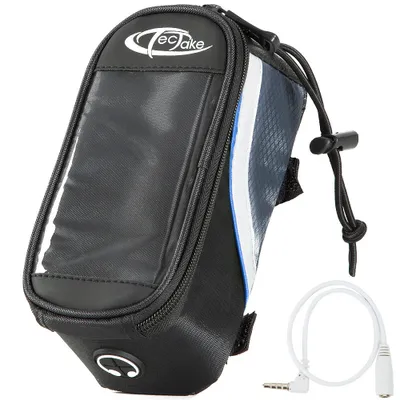 Produktbild von tectake® Fahrradtasche mit Rahmenbefestigung Zusätzliche Spannseil-Sicherung