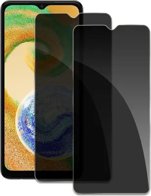 Image de 2x Samsung Galaxy A04s film de protection visuelle, 9H verre blindé anti-espion protection visuelle
