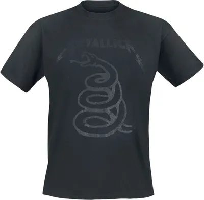Produktbild von Metallica T-Shirt Herren Black Snake schwarz Band-Merch, Bands 100% Baumwolle L