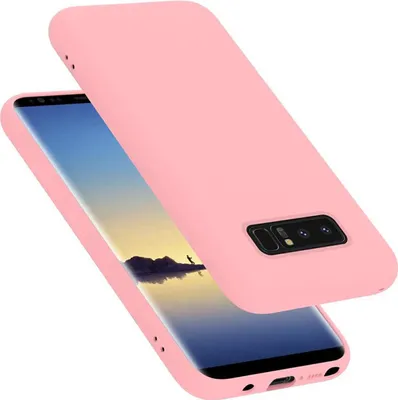 Obrázek produktu pro Cadorabo ochranný kryt pro Samsung Galaxy NOTE 8 pouzdro v růžové barvě obal na mobilní telefon kryt TPU pouzdro