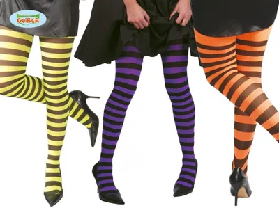 Produktbild von Gestreifte Strumpfhosen, Frauen