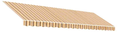 Produktbild von vidaXL Markisenbespannung Mehrfarbig Gestreift 5x3,5 m