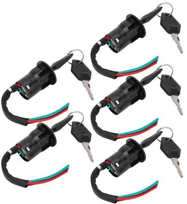 Image de Cadenas électroniques pour vélos électriques à 5 emplacements et clés, portables et fournis avec deux clés