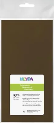 Produktbild von HEYDA 203310577 Seidenpapier 50 x 70 cm mittelbraun