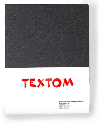 Produktbild von Textom Jersey Spannbettlaken 120x200 cm Baumwolle 30cm Betttiefe