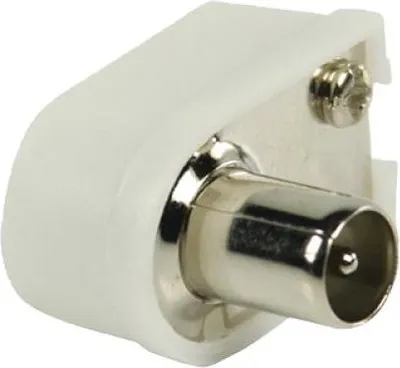 Produktbild von Valueline VLSP40901W, Männlich, 90°, Weiß, Kunststoff, 2 Stück(e), 95 mm