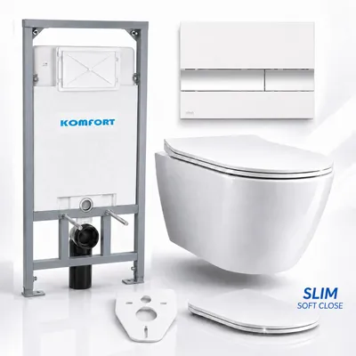 Produktbild von Alcadrain Vorwandelement WC-Schüssel Betätigungsplatte M1720-1 | BADLAND ROLO, KI-generiertes Bild