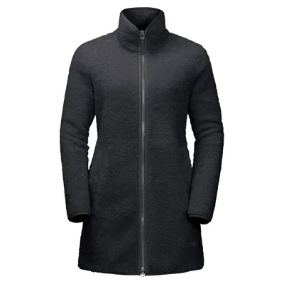 Produktbild von JACK WOLFSKIN High Cloud Coat Women - Fleecemantel, Größe_Bekleidung:S, Wolfskin_Farbe:phantom