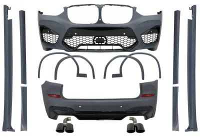 Produktbild von Bodykit für BMW X3 G01 2017-2020 X3M Look Diffusor Tipps Seitenschweller Radkästen.