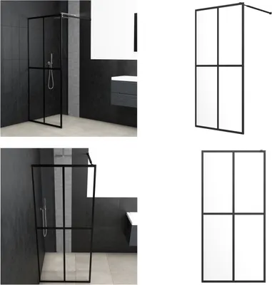 Produktbild von vidaXL Duschwand für Walk in Dusche Klares Sicherheitsglas 80x195 cm - Duschwand - Duschwände - Begehbare Duschwand - Begehbare Duschwände