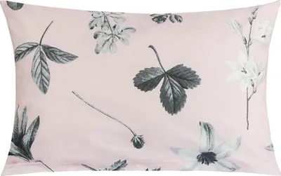 Produktbild von Leinen Baumwolle - 40x60 cm - Grau,Rosa
