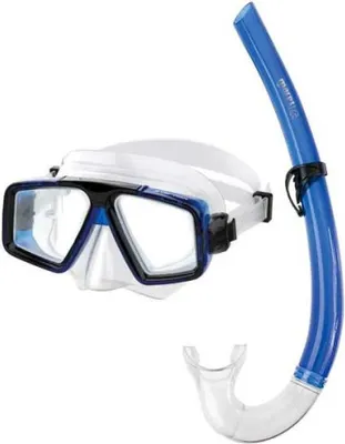 Produktbild von Mares Aquazone Starfish Schnorchelset Blau,Schwarz  Blau,Schwarz One Size