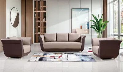 Zdjęcie produktu dla Sofa Kanapa Zestaw tapicerowanych siedzisk 3+2+1 Kanapy Kanapy z tkaniny Biuro