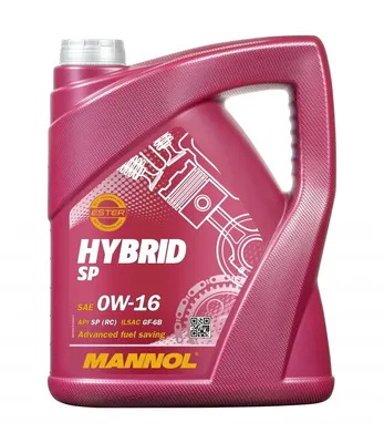 Obrázok produktu pre MANNOL Motorový olej 7920 Hybrid SP 0W-16 - 5L