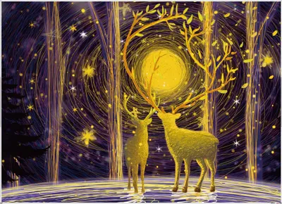 Immagine prodotto di PUZZLE 1000 pezzi Alce nella foresta profonda