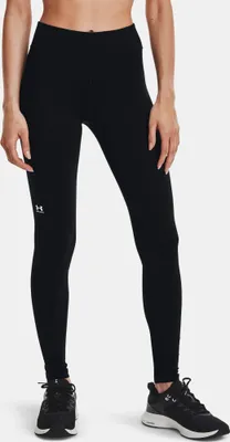 Produktbild von Under Armour ColdGear Leggings für Damen, Enge Leggings, Weiblich, Schwarz, Erwachsener, Black / White, Einfarbig