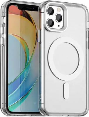 Immagine prodotto di Custodia magnetica per iPhone 11 Pro, sottile custodia traslucida opaca antiurto bianca