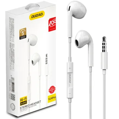Zdjęcie produktu dla DUDAO Dudao X14TPRO Kabelgebunden Anrufe/Musik 20 - Kopfhörer Weiß - Kopfhörer