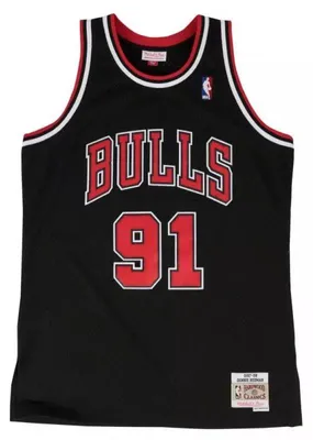 Image de Maillot NBA Dennis Rodman Chicago Bulls 1997-98 Mitchell & ness Hardwood Classic