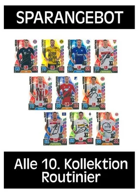 Produktbild von Topps Match Attax - 2017/18 - 10. Kollektion - ALLE 10 Routinier