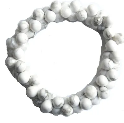 Produktbild von Edelstein-Armband DNA, Magnesit, Kugeln, Ø 7 mm