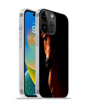 Obrázok produktu pre Kryt mobilného telefónu pre Apple iPhone 14 Pro Kôň - svetlo - portrét Silikónové mäkké puzdro