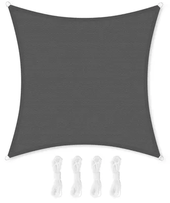 Produktbild von Sonnensegel 5 x 5 m - UV-Schutz - reißfestes HDPE - atmungsaktiv - rostfreie Ringe