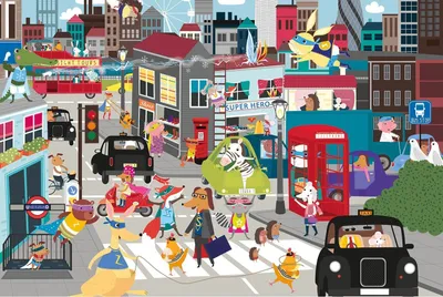 Immagine prodotto di Gibsons Puzzle Superhero City - 36 pezzi