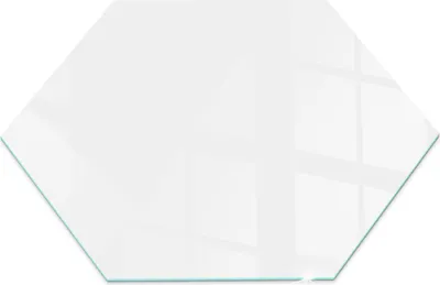 Obrázek produktu pro Skleněná podkladová deska pro H 40 cm - Krbová deska skleněná - Krbová deska skleněná - Ochranné sklo - Ochranná deska proti jiskrám - Skleněná podkladová deska ohnivzdorná - Ochranná deska proti teplu - Ochranné sklo podkladové - Barva bílá