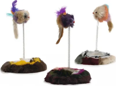 Produktbild von Beeztees 430311, Katze, Plüschspielzeug, Mehrfarbig, Plüsch, Kauend, 145 mm