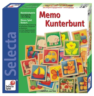Produktbild von Memo Kunterbunt (Kinderspiel)