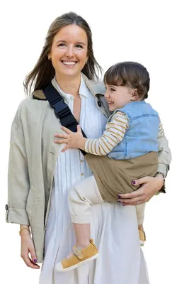 Immagine prodotto di Jane: Marsupio ergonomico in cotone, colore marrone