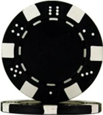Produktbild von Pegasi Pokerchip 11.5g Schwarz - 25Stk. - Pokerchips - Pokerchips ohne wert - Kunststoff - Poker