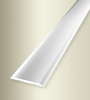 Produktbild von PROVISTON | Übergangsprofil | Breite: 25 mm | Höhe: 0 - 99 mm | Länge: 1000 mm | Aluminium Poliert | Glatt | Selbstklebend