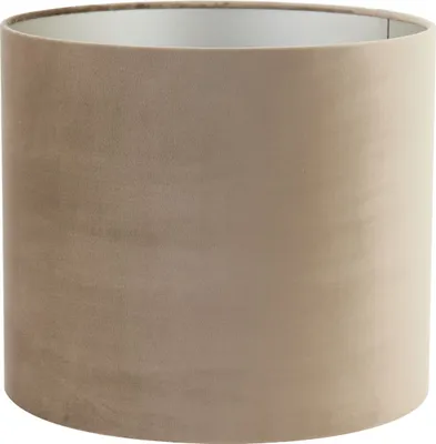 Produktbild von Light & Living - Lampenschirm VELOURS - Ø35x30cm - Braun