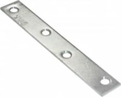 Produktbild von 50x Flachverbinder 98x15mm verzinkt Holzverbinder Lochplatten Lochbleche