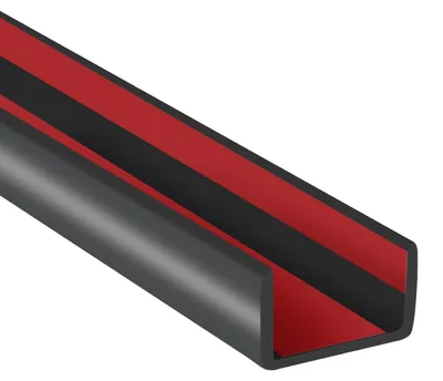 Produktbild von Gummi Randschutz 12 mm Selbstklebender U-förmiger Eckschutz für Möbel