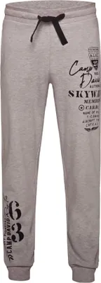 Produktbild von Camp David Herren Sweathose weiche Qualität und Bündchen White Melange XXL