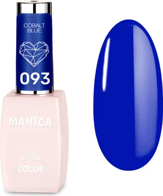 Obrázek produktu pro Manica LED/UV hybridní lak na nehty 10 ml – kobaltově modrý – 093