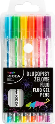 Immagine prodotto di Kidea Penne gel 6 colori fluo
