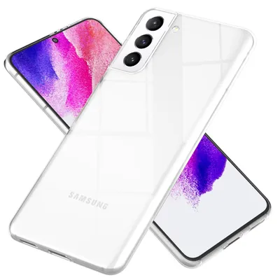 Produktbild von NALIA Hülle "GLAZE" für Samsung Galaxy S21 FE - Klare TPU Schutzhülle, Anti-Gelb, Schlank & Leicht - Transparente Handyhülle