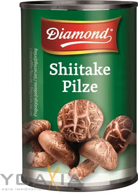 Produktbild von [ 284g/ 156g ATG ] DIAMOND Shiitake Pilze Ganz / Shitake Pilze
