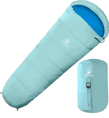Produktbild von NORDBÄR® Kinder-Schlafsack 3-Jahreszeiten aqua splash