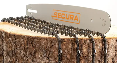 Produktbild von 4x Sägekette + Schwert 40cm 325" 66 1,5mm SECURA passend für Husqvarna 235, 345