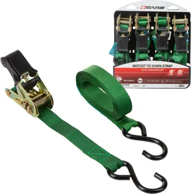 Obrázek produktu pro SET 4ks Upínací popruh s ráčnou TUV GS 150kg 5m