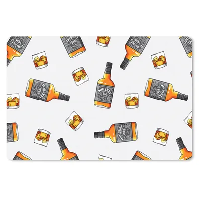 Produktbild von MuchoWow® Mauspad Mousepad Whiskey - Glas - Design 27x18 cm - Mousepads - Maus Mat - Pad - Mausunterlage - Büroartikel - Desk Matten