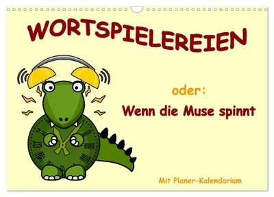 Produktbild von Wortspielereien (Wandkalender 2027 DIN A3 quer), CALVENDO Monatskalender