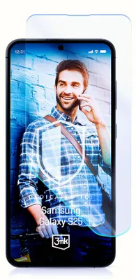 Obrázok produktu pre 3mk Hybridné sklo kompatibilné s Samsung Galaxy S25, FlexibleGlass Pro, Nebojácne sklo 7H, Posilnenie obrazovky 400 %, hrúbka 0,3 mm, Jednoduchá montáž