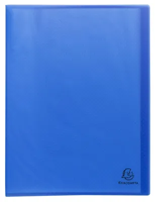 Produktbild von Exacompta 15x Sichtmappe A4, 40 Hüllen, RC-PP mittelfest, Opak Hellblau - 78542E
